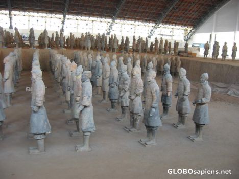 Postcard Terra-cotta warriors
