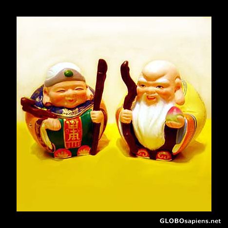 Postcard Zhang's painted clay figurines-3