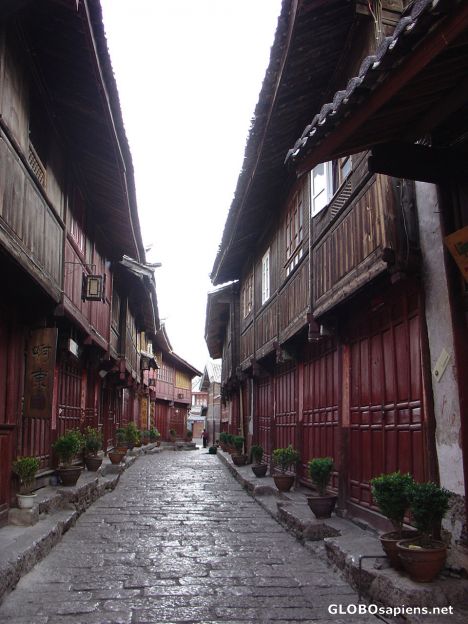 Postcard old town in the early morning