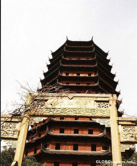 Postcard PAGODA IN HANGZOU