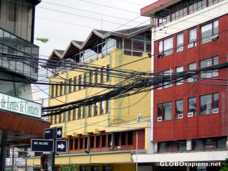 Postcard Puerto Montt -Electric system !