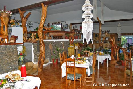 Postcard Maria Goretti's - The dining room