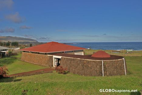 Postcard Hanga Roa: Museo Sebastián Englert
