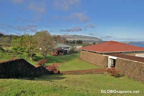 Postcard Hanga Roa: Museo Sebastian Englert