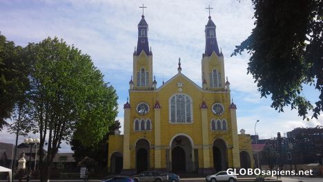 Postcard Cathedral in Castro