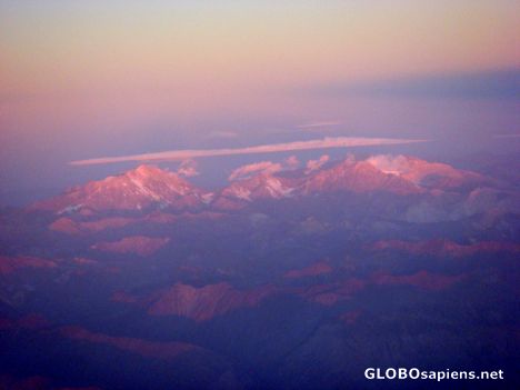 Postcard Coordillera de los Andes