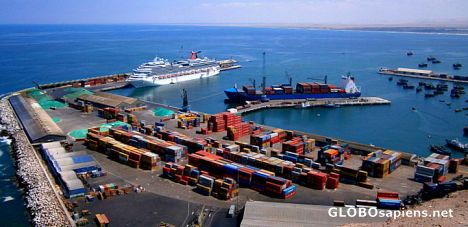 Postcard Port of Arica