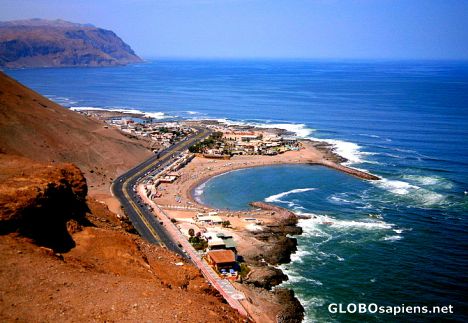 Postcard The Pacific coast of Arica
