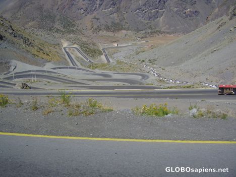 Postcard Road to Argentina