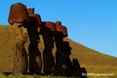 Postcard Rapa Nui Anakena