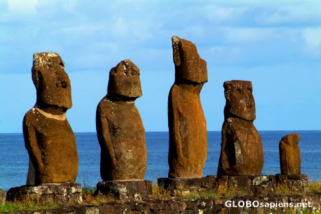 Postcard Rapa Nui - Tahai