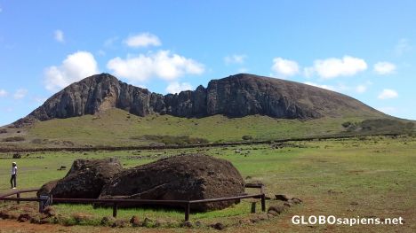 Postcard Rano Raraku