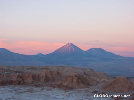 Postcard Sunset over Valle De Luna