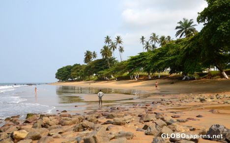 Postcard Kribi (CM) - the presidential beach