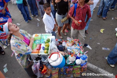Postcard Medellin - Street Vendor