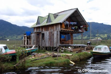 Postcard (Un-)Typical andean house