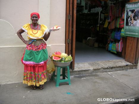 Postcard All is tutti frutti in Cartagena