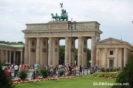 Postcard Brandenburg Gate Berlin