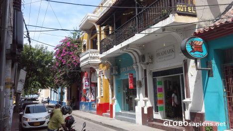 Postcard Old town street