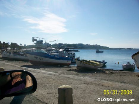 Postcard The Black Sea near Bourgas, Bulgaria