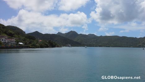 Postcard The landscape of Providencia