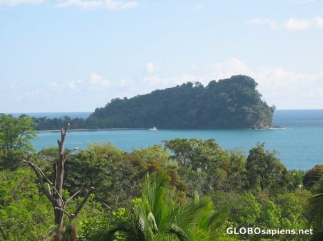 Postcard View from Hotel Room in Manuel Antonio