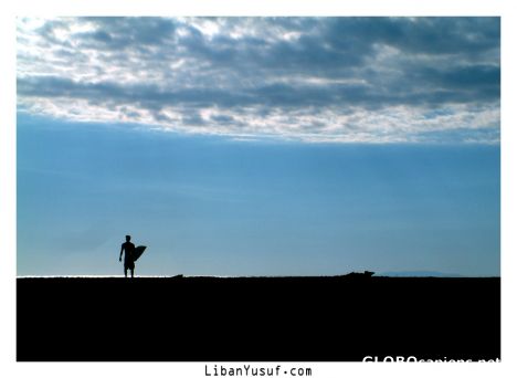 Postcard Jaco Surfer
