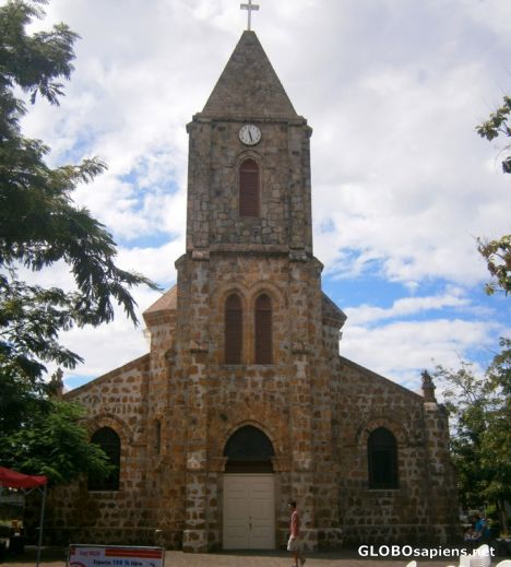 Postcard Locked cathedral church