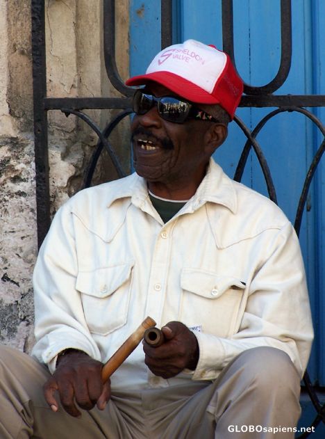 Postcard Claves player and singer of the Los Mambises