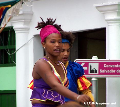 Postcard Dancers in the Plaza de San Francisco