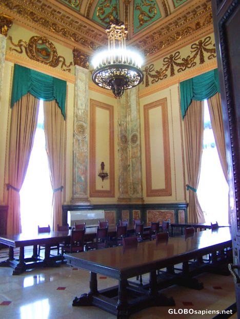 Postcard One of the ministers' rooms