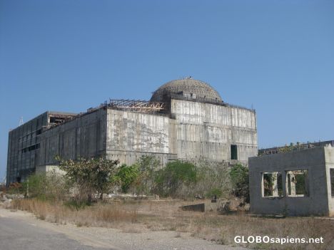 Postcard Abandoned Nuclear Plant