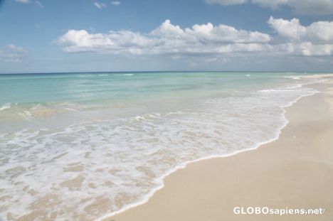 Postcard My canvas. One of the beaches close to Havana