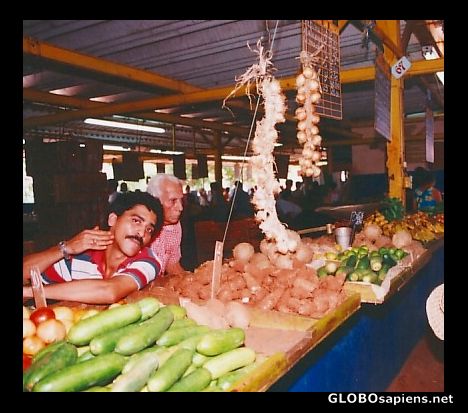 Postcard Public market