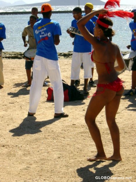 Postcard Baia das Gatas Beach Carnival