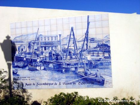 Postcard Wall tiles with a history