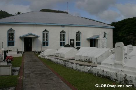 Postcard Rarotonga: Ziona Evangelist Church