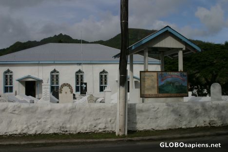 Postcard Rarotonga: Ziona Evangelist Church