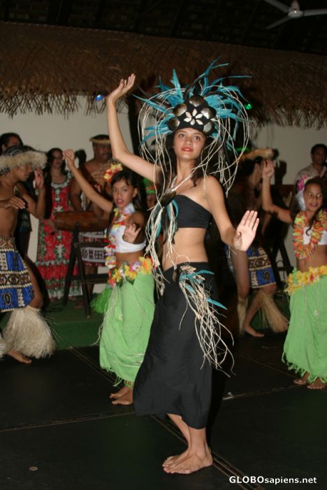 Postcard Rarotonga: Rarotongan Hotel dancing show