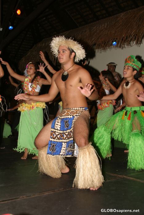 Postcard Rarotonga: Rarotongan Hotel dancing show