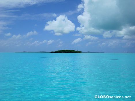 Postcard Aitutaki - Blue and Blue