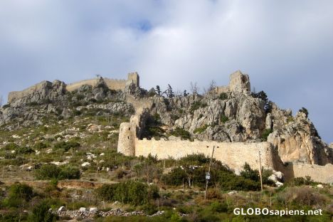 Postcard St. Hilarion castle