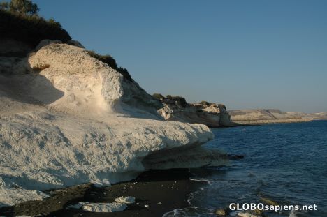 Postcard Black beach.