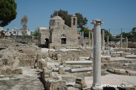 Postcard Agia Kyriaki, Paphos.