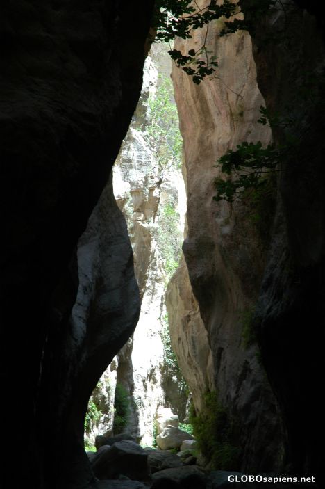 Postcard Avakas Gorge, Cyprus.