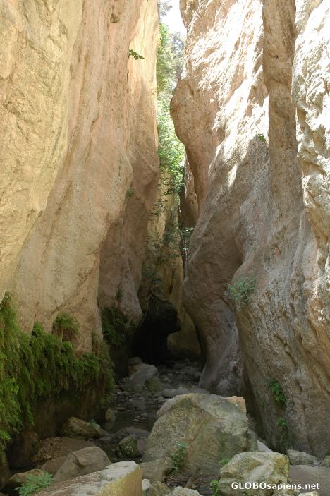 Postcard Avakas Gorge, Cyprus.