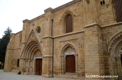 Postcard Nicosia (CY) - old church in the northern part