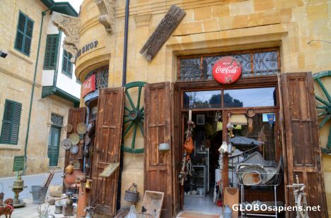 Postcard Nicosia (CY) - an old shop