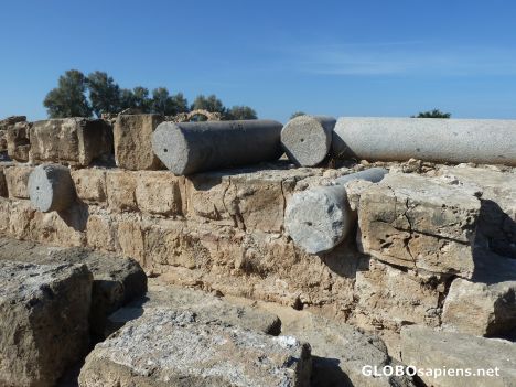 Postcard Saranta Kolones in Paphos