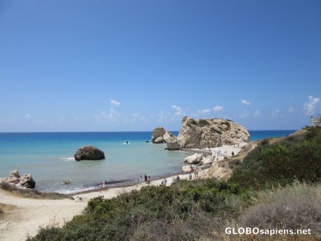 Postcard Aphrodite's Rock (Petra tou Romiou)